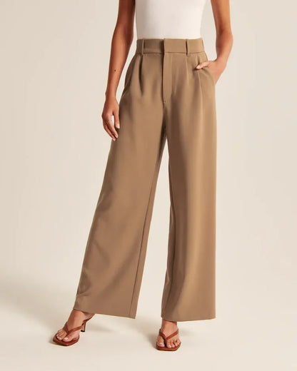 Wide Leg Tailored Pants