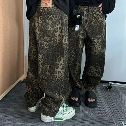 Viral Leopard Print Jeans