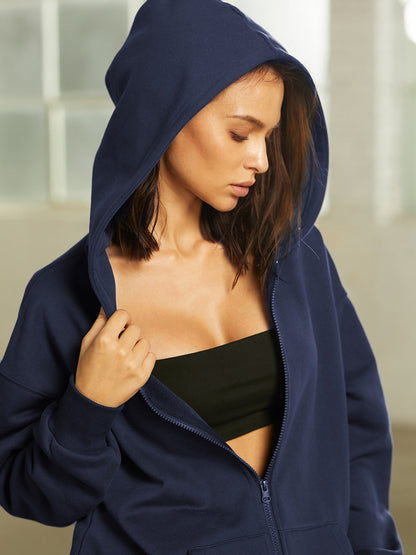 Oversized Everyday Zip Up Hoodie