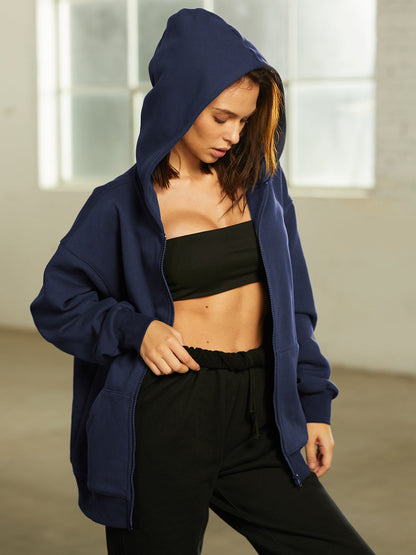 Oversized Everyday Zip Up Hoodie